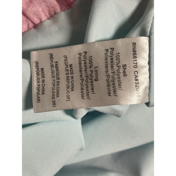 Hutch Mini Dress 12 Pink Blue Pastel Polly‎ Sequin Side Zip Drawstring  Bubble - Picture 8 of 9